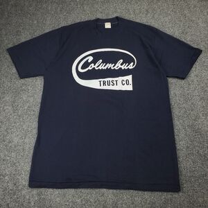 Vintage 70s 80s Corporate Bank T Shirt Mens XL Columbus Trust Co Graphic Tee